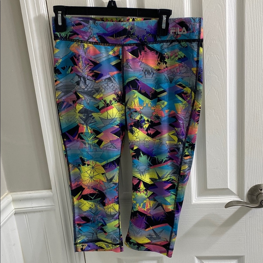 FILA Sport spandex work out cropped leggings